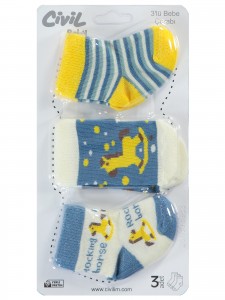 Wholesale - Civil Baby - Standard - Baby-Socks Sets-S Size (Of 12) 12