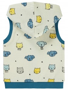 Wholesale - Civil Baby - Stone - Baby-Waistcoat-68-74-80-86 Size (1-1-2-2) 6