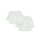 Wholesale - Civil Baby - White - -Mini Snapsuits-50 Month (Of 4) 4 Pieces