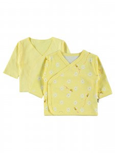 Wholesale - Civil Baby - Yellow - -Mini Snapsuits-50 Month (Of 4) 4 Pieces