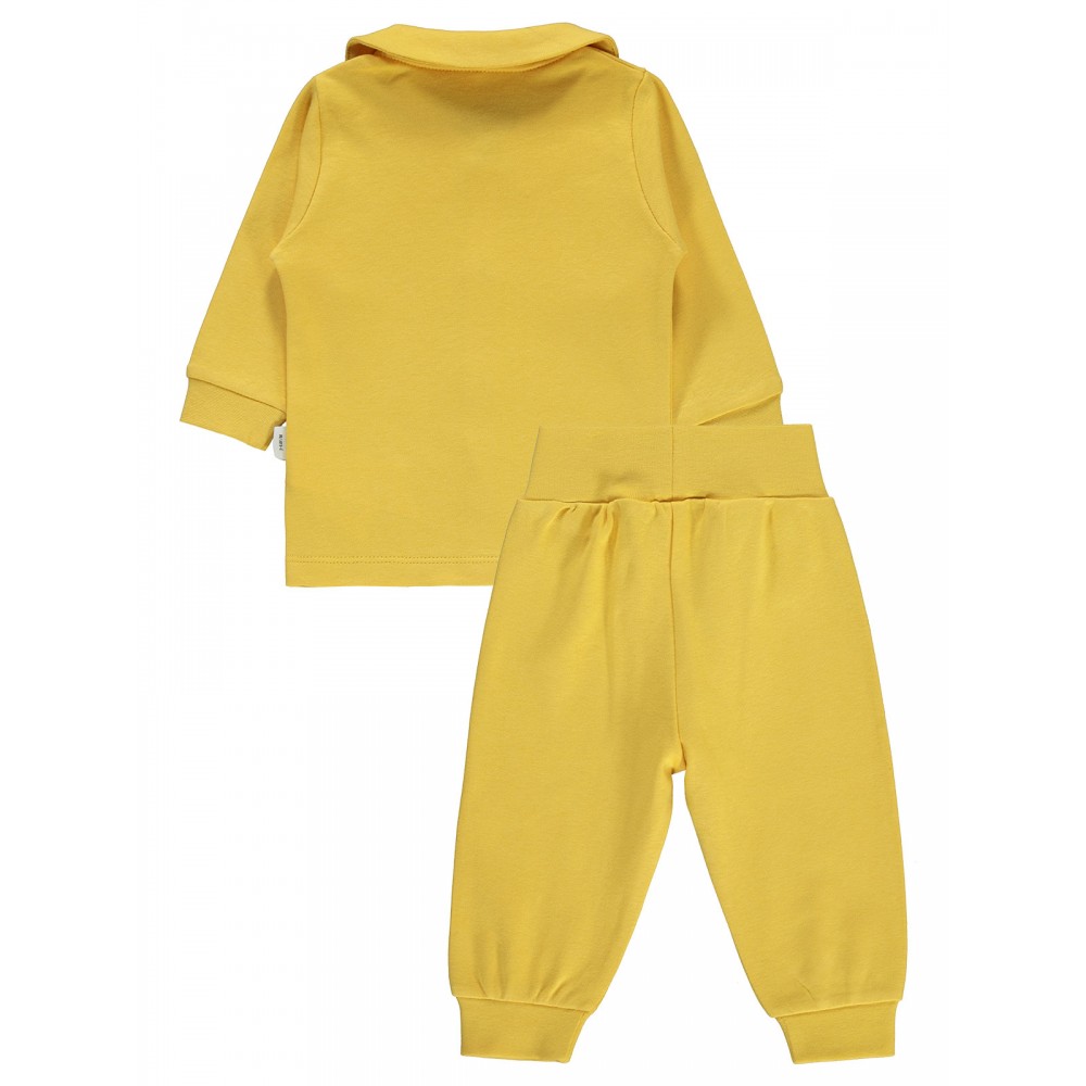 Wholesale - Civil Baby - Yellow - Baby-Pajamas Set-62-68-74-80-86 Month (1-1-1-1-1) 5 Pieces