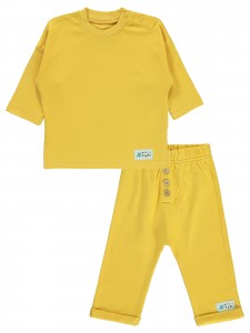 Wholesale - Civil Baby - Yellow - Baby-Set-62-68-74-80-86 Month (1-1-1-1-1) 5 Pieces