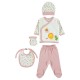 Wholesale - Civil Baby - powder - -Snapsuit Sets-56 Month ( Of 2 ) 2 Pieces