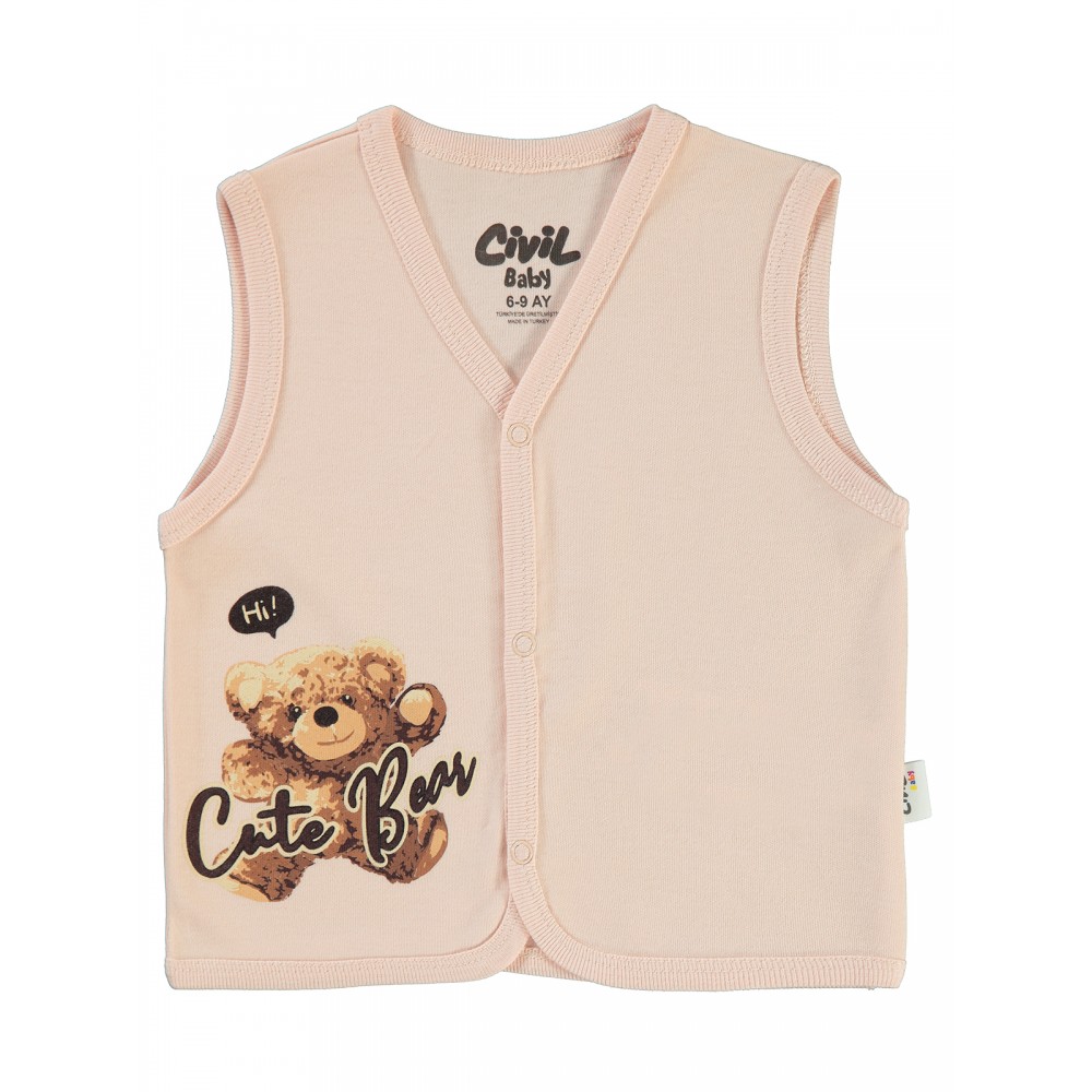 Wholesale - Civil Baby - powder - Baby-Waistcoat-68-74-80-86 Month (1-1-1-1) 4