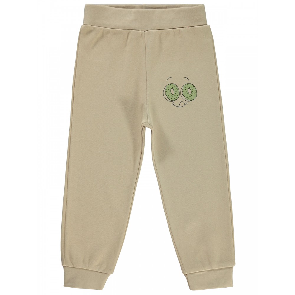 Wholesale - Civil Boys - Beige - -Track Pants-2-3-4-5 Year (1-1-1-1) 4 Pieces