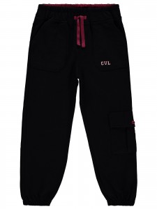 Wholesale - Civil Boys - Black - -Track Pants-6-7-8-9 Year (1-1-1-1) 4 Pieces