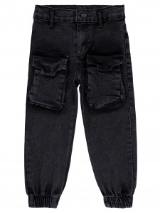 Wholesale - Civil Boys - Black - -Trousers-2-3-4-5 Year (1-1-1-1) 4 Pieces