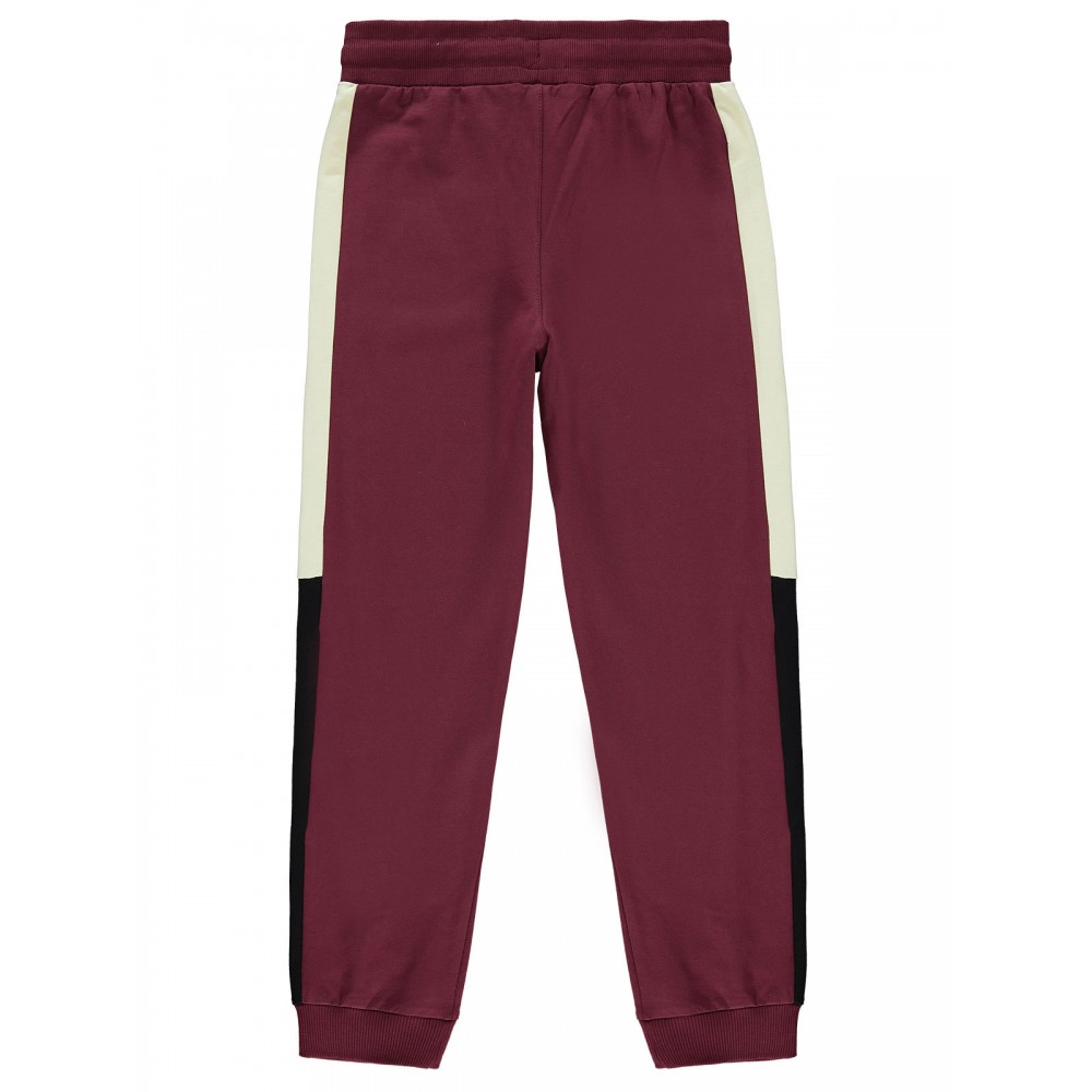 Wholesale - Civil Boys - Burgundy - -Track Pants-10-11-12-13 Year  (1-1-1-1) 4 Pieces