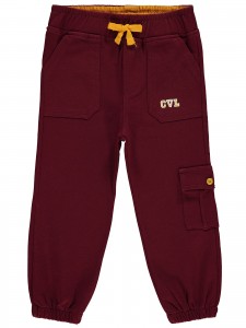 Wholesale - Civil Boys - Burgundy - -Track Pants-2-3-4-5 Year (1-1-1-1) 4 Pieces