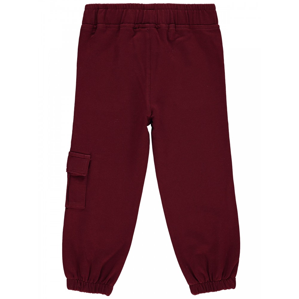 Wholesale - Civil Boys - Burgundy - -Track Pants-2-3-4-5 Year (1-1-1-1) 4 Pieces