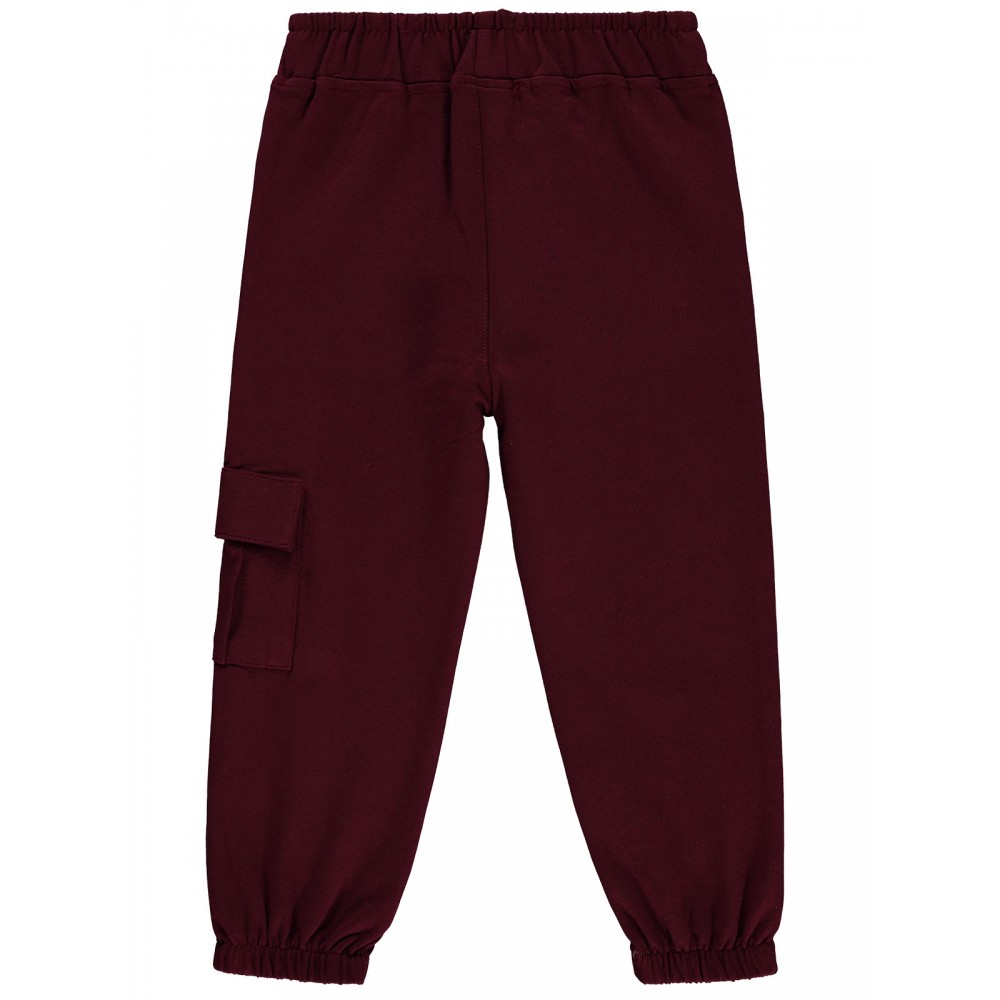 Wholesale - Civil Boys - Burgundy - -Track Pants-2-3-4-5 Year (1-1-1-1) 4 Pieces