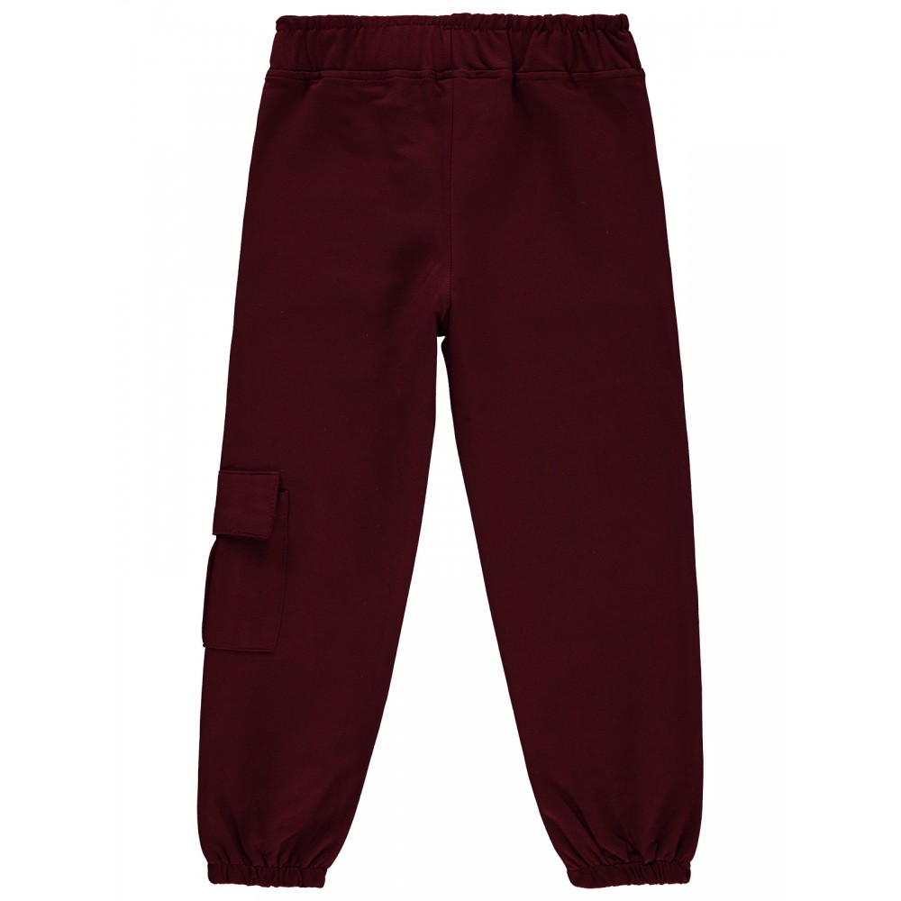 Wholesale - Civil Boys - Burgundy - -Track Pants-6-7-8-9 Year (1-1-1-1) 4 Pieces