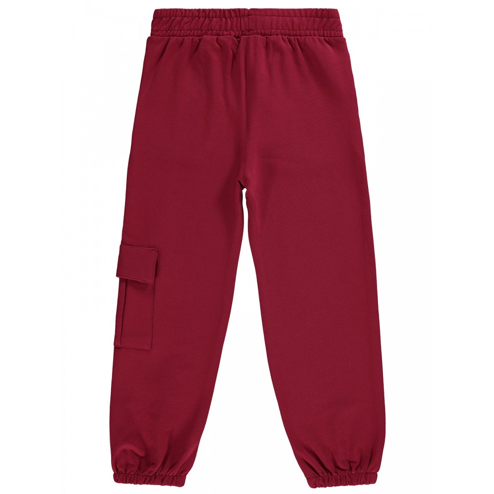 Wholesale - Civil Boys - Burgundy - -Track Pants-6-7-8-9 Year (1-1-1-1) 4 Pieces