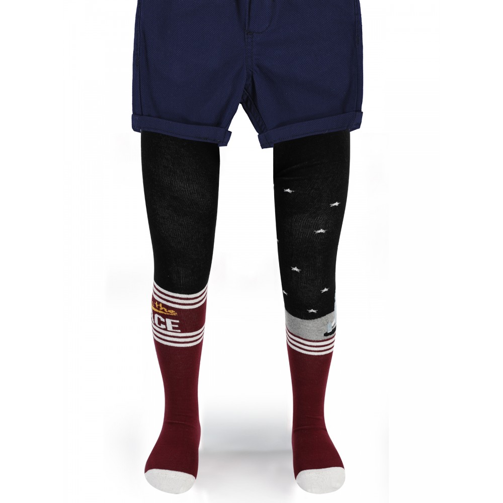 Wholesale - Civil Boys - Burgundy - Boy-Pantyhose-3 Year (Of 4) 4 Pieces