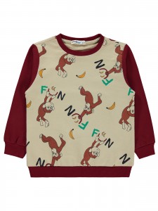 Wholesale - Civil Boys - Burgundy - Boy-Sweatshirt-2-3-4-5 Year (1-1-1-1) 4