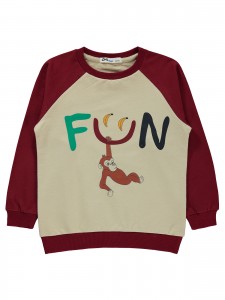 Wholesale - Civil Boys - Burgundy - Boy-Sweatshirt-2-3-4-5 Year (1-1-1-1) 4