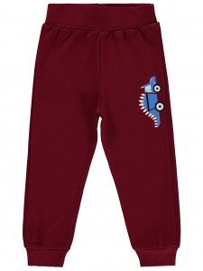 Wholesale - Civil Boys - Burgundy - Boy-Track Pants-2-3-4-5 Year (1-1-1-1) 4 Pieces