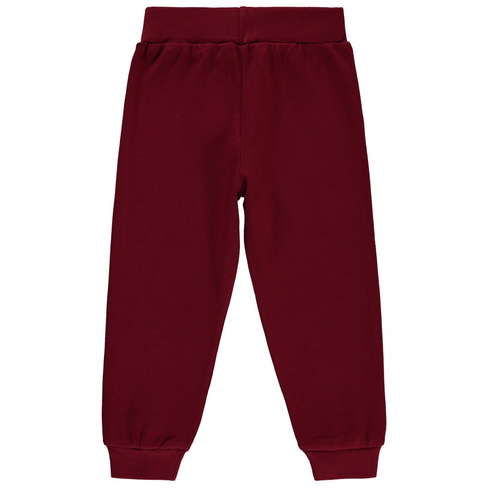 Wholesale - Civil Boys - Burgundy - Boy-Track Pants-2-3-4-5 Year (1-1-1-1) 4 Pieces