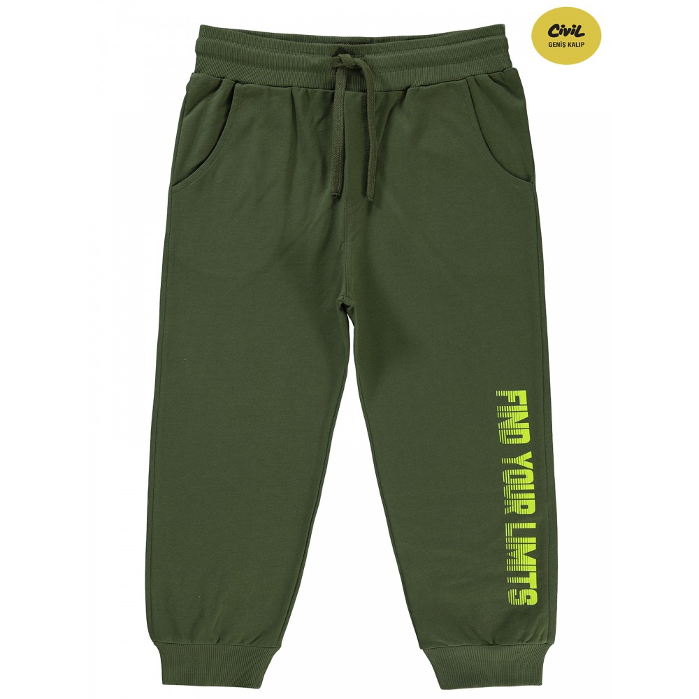 Wholesale - Civil Boys - Dark Khaki - Boy-Track Pants-6-7-8-9 Year (1-1-1-1) 4