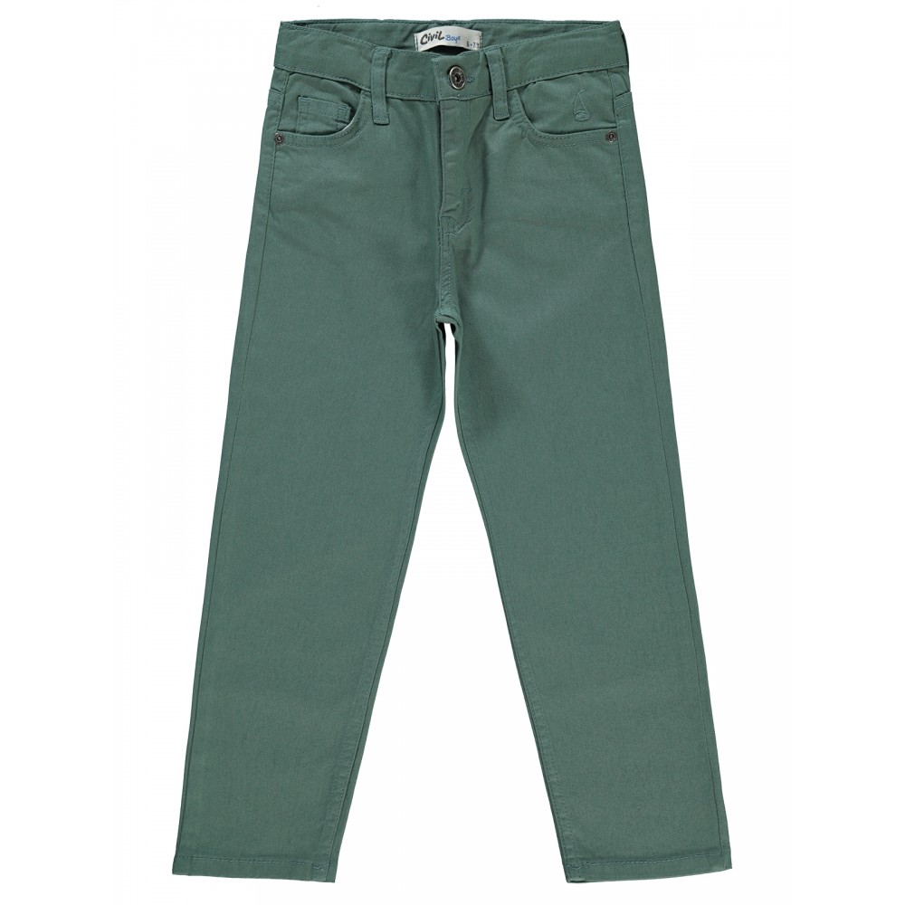 Wholesale - Civil Boys - Dark Khaki - Boy-Trousers-10-11-12-13 Year  (1-1-1-1) 4