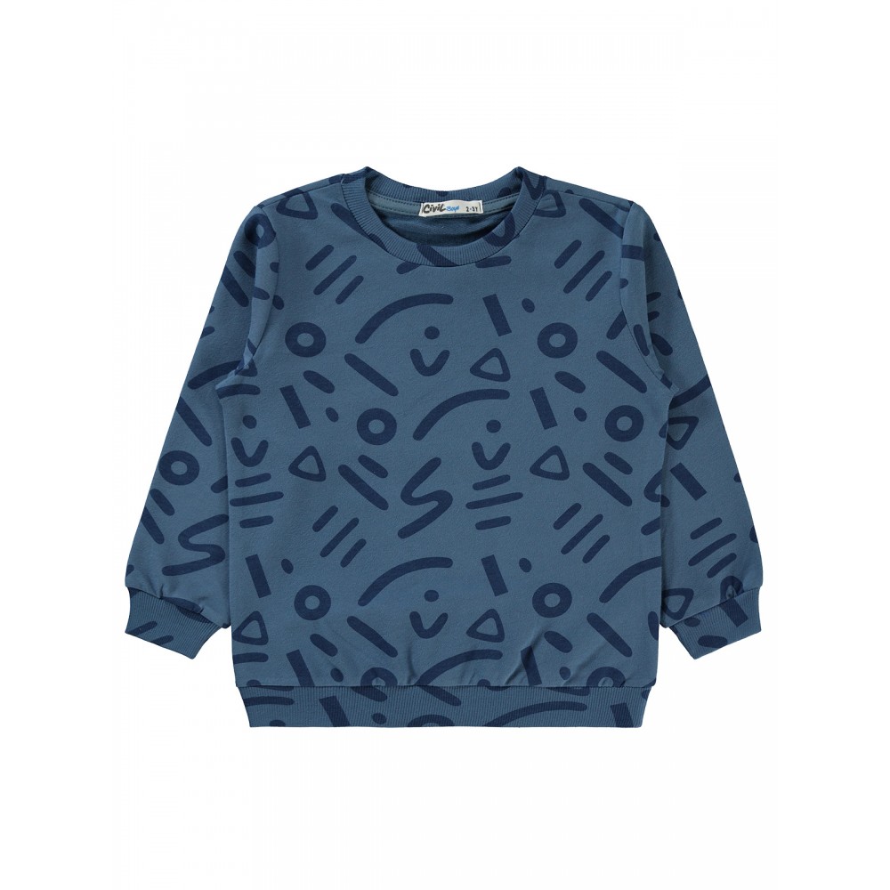 Wholesale - Civil Boys - Indigo - Boy-Sweatshirt-2-3-4-5 Year (1-1-1-1) 4