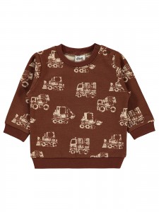 Wholesale - Civil Baby - Brown - Baby-Sweatshirt-68-74-80-86 Size (1-1-2-2) 6