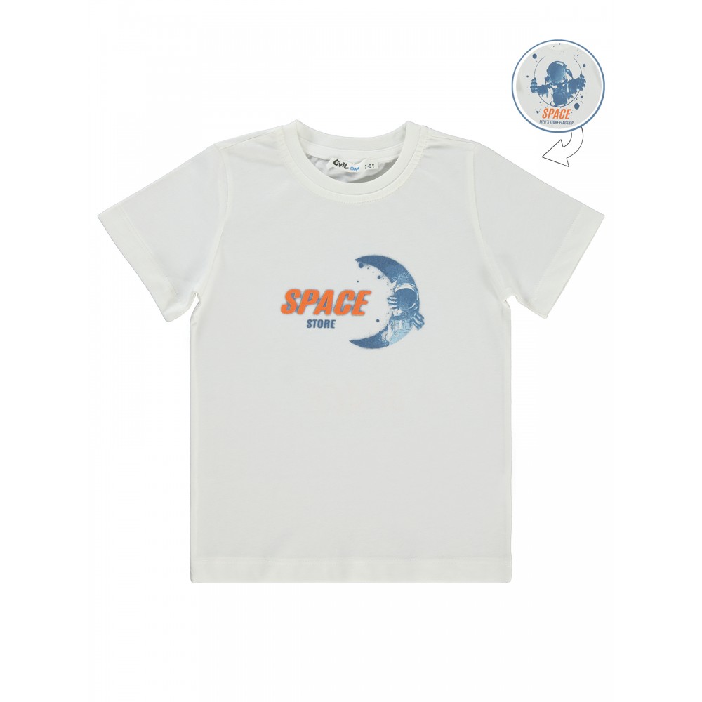 Wholesale - Civil Boys - Ecru - Boy-T-Shirt-2-3-4-5 Year (1-1-1-1) 4