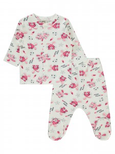 Wholesale - Civil Baby - Pink - Baby-Pajamas Set-56-62-68 Month(1-1-1) 3