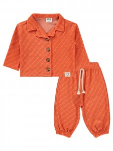 Wholesale - Civil Baby - Orange - Baby-Set-68-74-80-86 Size (1-1-2-2) 6