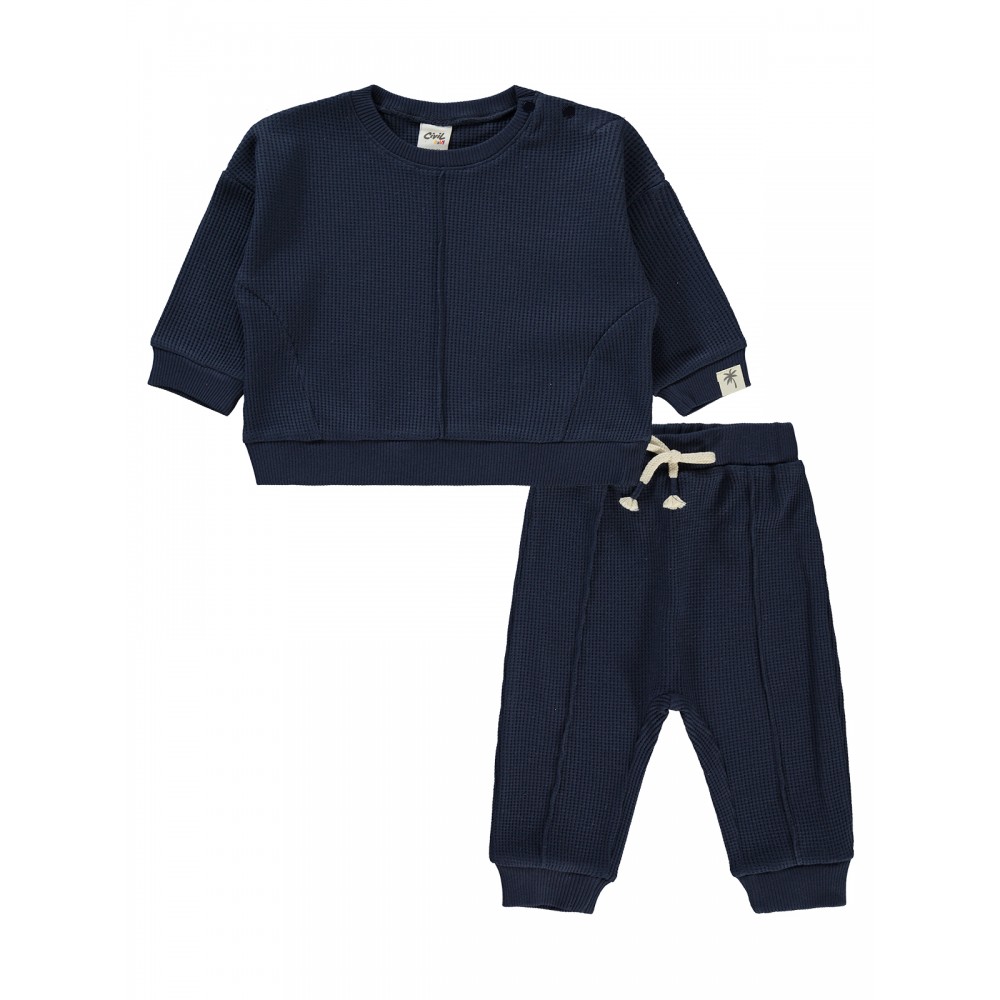 Wholesale - Civil Baby - Navy - Baby-Set-68-74-80-86 Size (1-1-2-2) 6