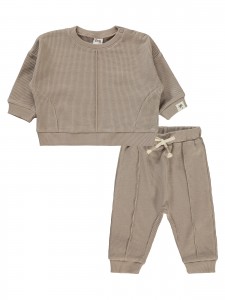 Wholesale - Civil Baby - Dark Beige - Baby-Set-68-74-80-86 Size (1-1-2-2) 6