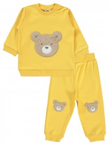 Wholesale - Civil Baby - Mustard - Baby-Set-68-74-80-86 Month (1-1-1-1) 4