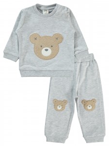 Wholesale - Civil Baby - Greymarl - Baby-Set-68-74-80-86 Month (1-1-1-1) 4