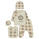 Wholesale - Civil Baby - Beige - Baby-Snapsuit Sets-50 Month (Of 2 ) 2