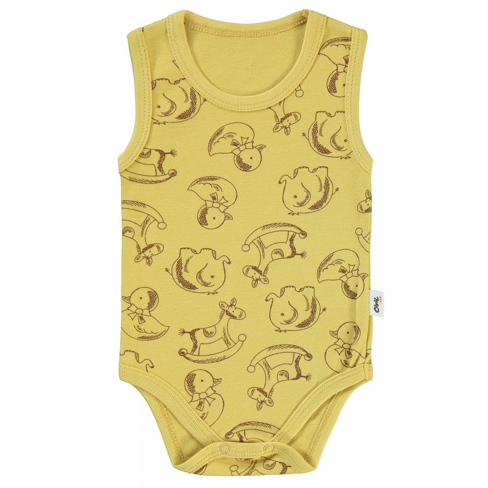 Wholesale - Civil Baby - Soft Yellow - Baby-Snapsuit-56-62-68-74-80-86 (1-1-1-1-1-1) 6