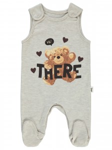 Wholesale - Civil Baby - Beige Marl - Baby-Dungarees-56-62-68 Month(1-1-1) 3