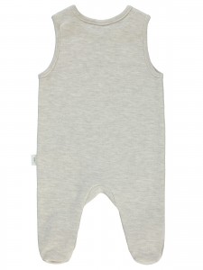 Wholesale - Civil Baby - Beige Marl - Baby-Dungarees-56-62-68 Month(1-1-1) 3