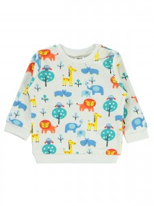 Wholesale - Civil Baby - Ecru - Baby-Sweatshirt-68-74-80-86 Month (1-1-1-1) 4