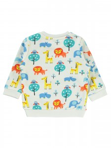 Wholesale - Civil Baby - Ecru - Baby-Sweatshirt-68-74-80-86 Month (1-1-1-1) 4