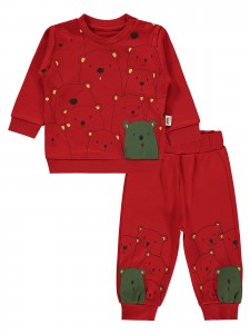 Wholesale - Civil Baby - Red - Baby-Set-68-74-80-86 Month (1-1-1-1) 4