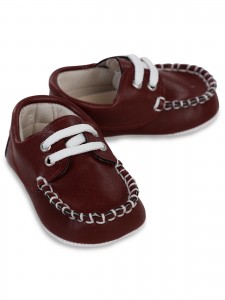 Wholesale - Civil Baby - Burgundy - Baby-Booties-17-18-19 Number (1-2-2) 5