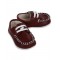 Wholesale - Civil Baby - Burgundy - Baby-Booties-17-18-19 Number (1-2-2) 5