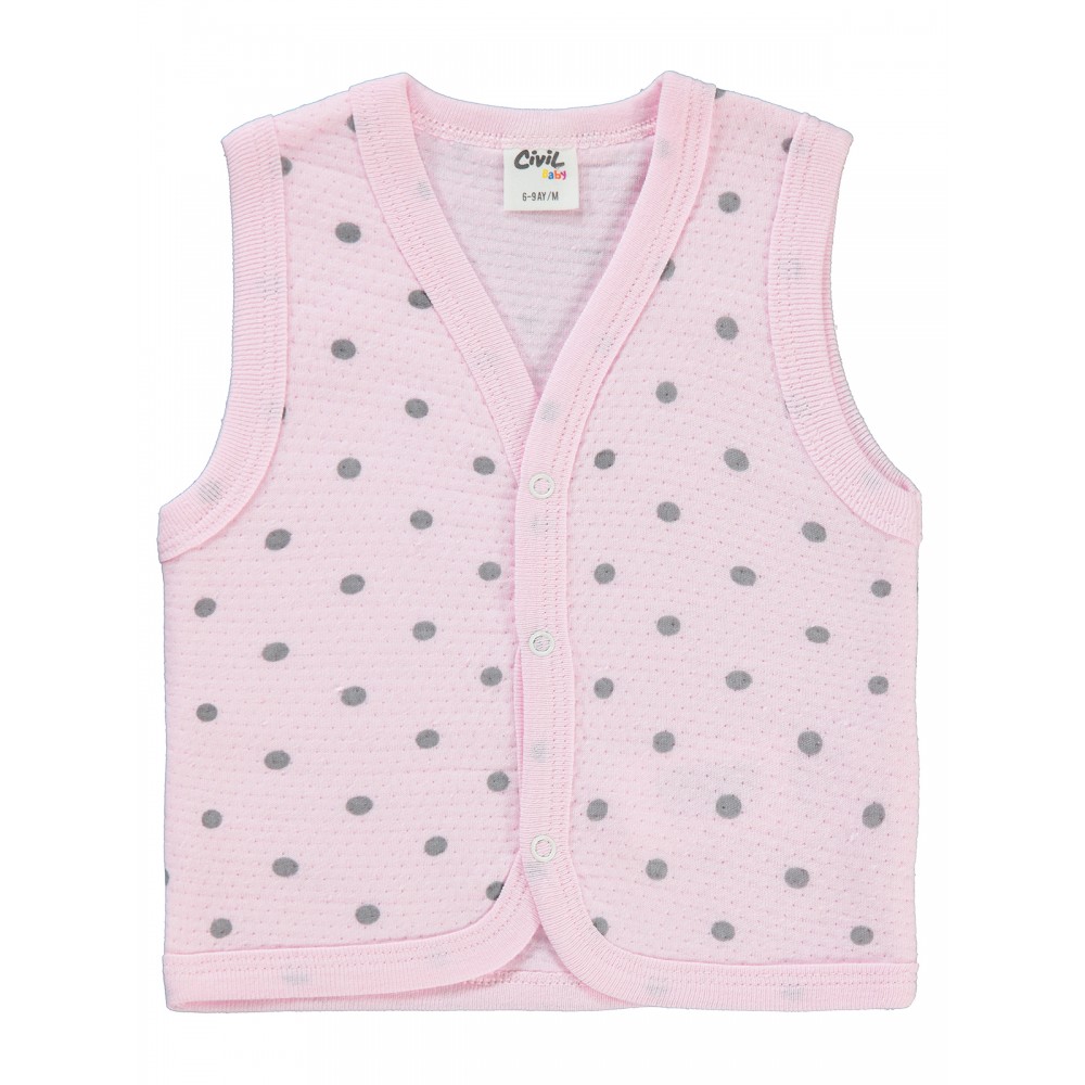 Wholesale - Civil Baby - Pink - Baby-Waistcoat-68-74-80-86 Month (1-1-1-1) 4