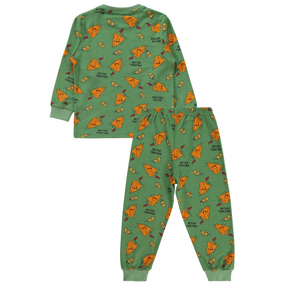 Wholesale - Civil Boys - Light Khaki - Boy-Pajamas Set-2-3-4-5 Year (1-1-1-1) 4