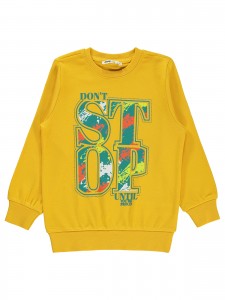 Wholesale - Civil Boys - Mustard - Boy-Sweatshirt-2-3-4-5 Year (1-1-1-1) 4