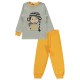 Wholesale - Civil Boys - Mustard - Boy-Pajamas Set-2-3-4-5 Year (1-1-1-1) 4