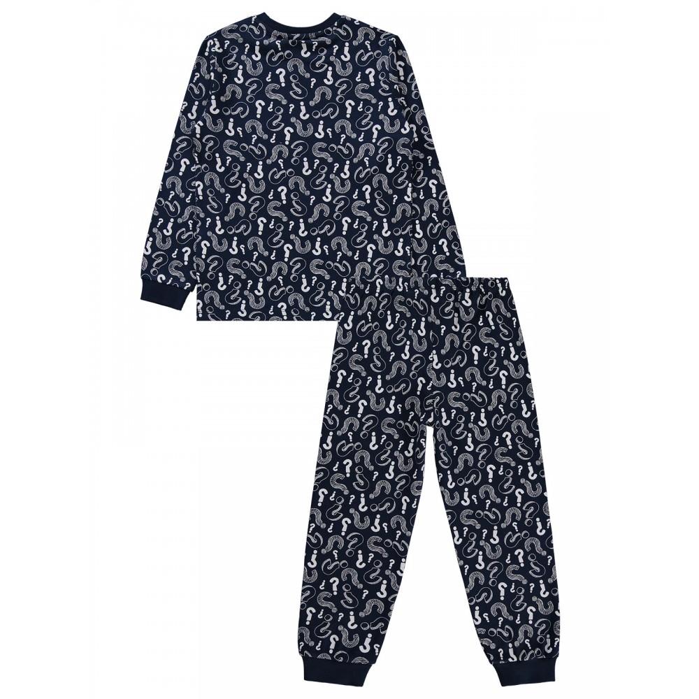 Wholesale - Civil Boys - Navy - Boy-Pajamas Set-6-7-8-9 Year (1-1-1-1) 4