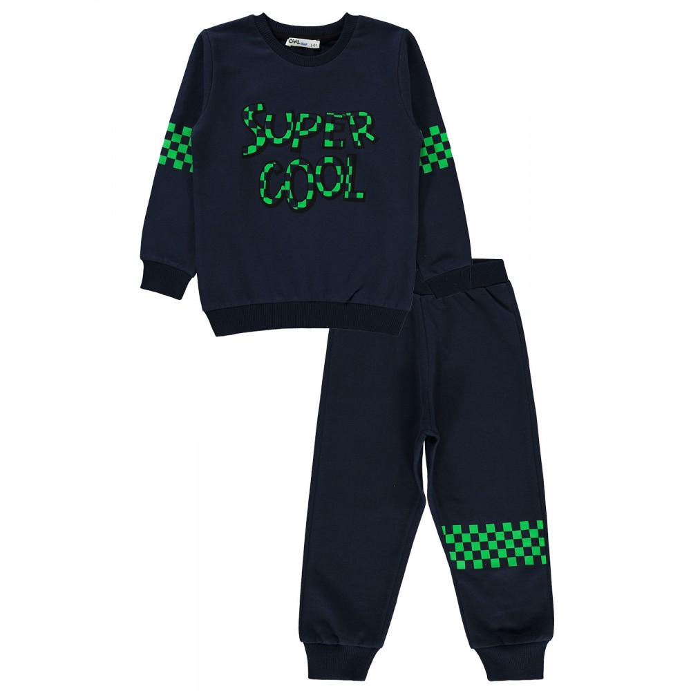 Wholesale - Civil Boys - Navy - Boy-Tracksuit Set-2-3-4-5 Year (1-1-1-1) 4