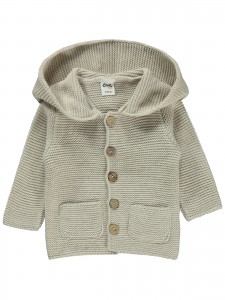 Wholesale - Civil Baby - Beige - Baby-Cardigan-68-74-80-86 Size (1-1-2-2) 6