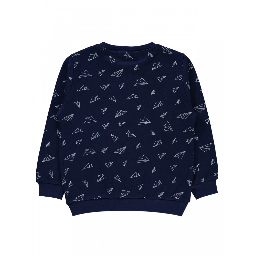 Wholesale - Civil Boys - Navy - Boy-Sweatshirt-2-3-4-5 Year (1-1-1-1) 4